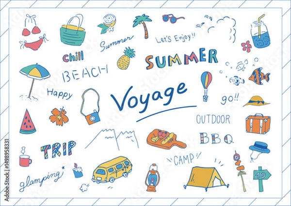 Fototapeta 旅行アナログ素材集