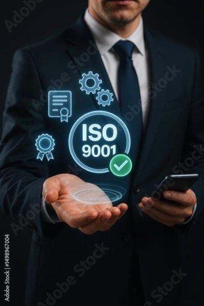 Fototapeta ISO 9001 Certification: Quality Management System