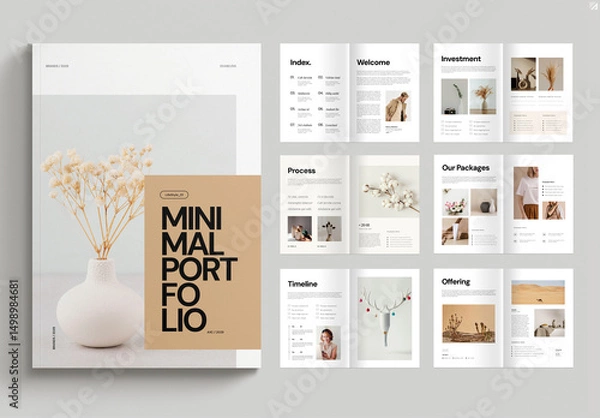 Obraz Modern Portfolio Template