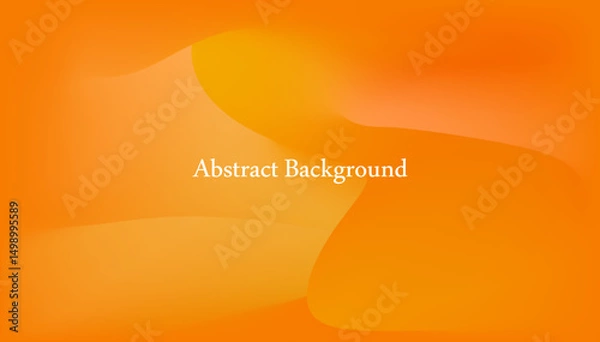 Obraz Abstract Background Orange wave for wallpaper, backdrop, etc. Vector eps10