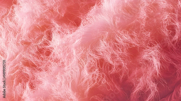 Fototapeta Soft Pink Feather Texture, Fluffy Down Background with Natural Gradient, Dreamy Abstract Pattern for Design and Decorative Use