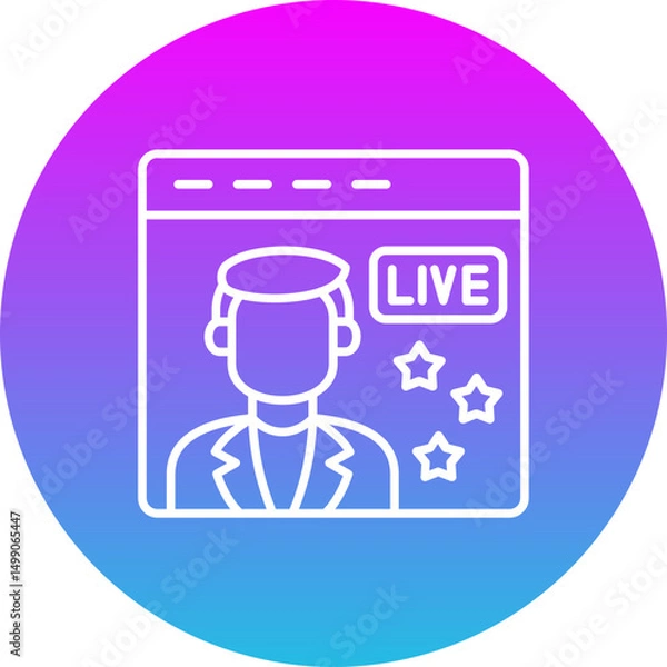 Fototapeta Live Icon