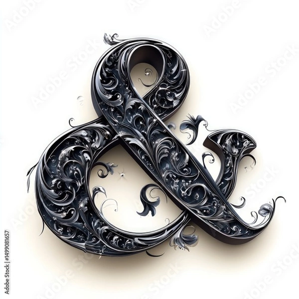 Obraz Ornate ampersand design