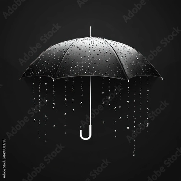 Obraz Rain-Protected Umbrella