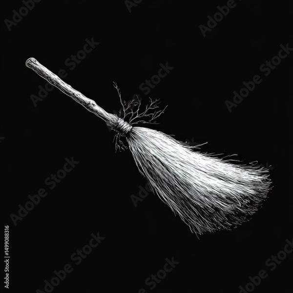 Obraz Simple broom, rustic design