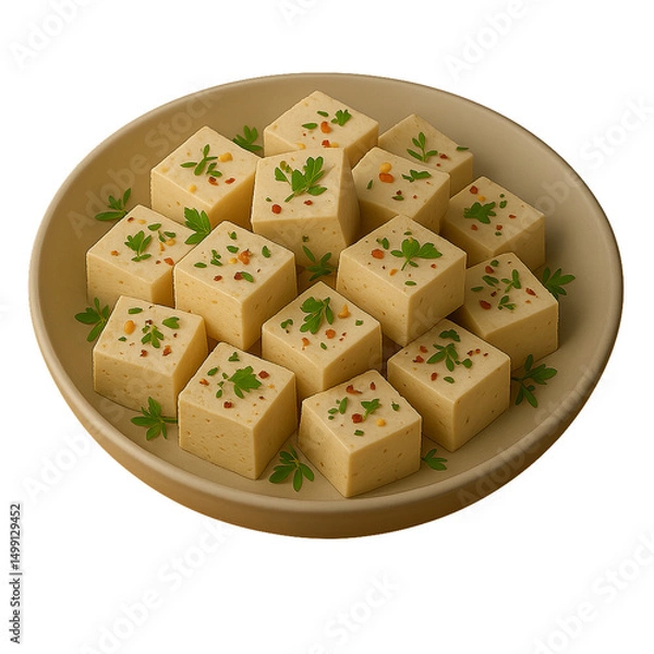 Obraz cheese and crackers isolated on transparent or white background png