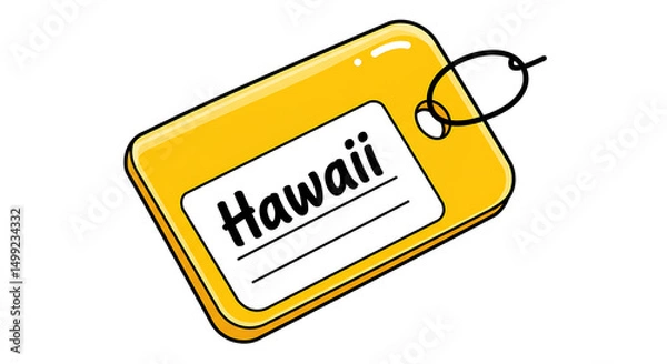 Obraz Hawaii tag