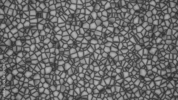 Fototapeta Abstract seamless pattern with geometric, mosaic-like forms and smooth shading. Ideal for digital backgrounds, textures, fabrics, or modern design projects.