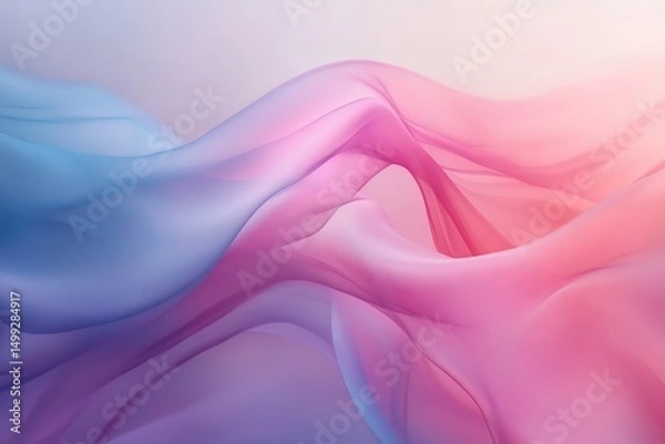 Obraz Minimalist light smoke texture with subtle opacity and abstract motion.