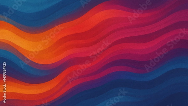 Obraz abstract colorful background with waves