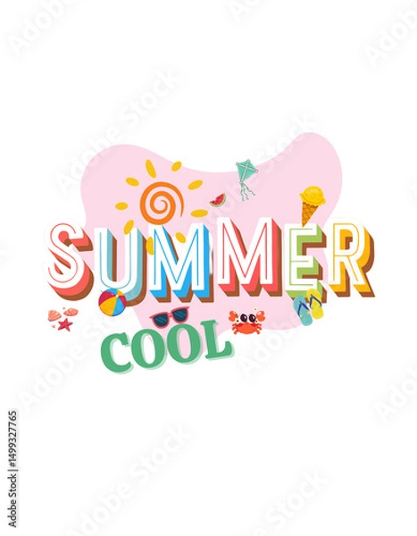 Obraz Cool Summer Graphics
