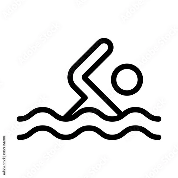 Fototapeta Swimming