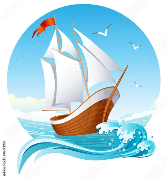 Obraz sailing ship