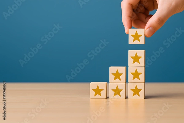 Fototapeta Building a 5-Star Rating System