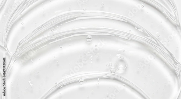 Obraz ぷるんとしたクリアジェルのテクスチャ背景