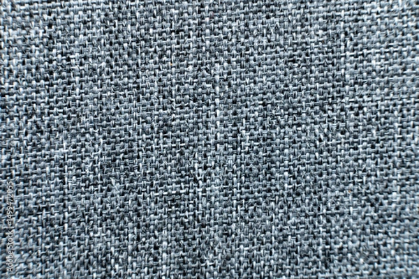 Obraz Close-up texture of textile surface. Extreme macro close-up of synthetic fabric surface.