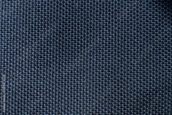 Obraz Close-up texture of textile surface. Extreme macro close-up of synthetic fabric surface
