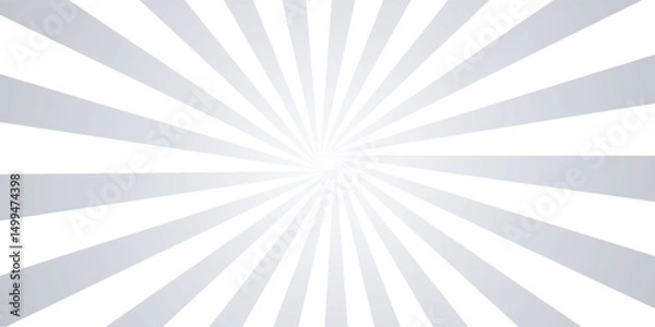 Fototapeta Ray sun light. Sunburst background. Radial circle line. Pattern starburst. Comic beam lines. Sun effect rays. Abstract firework. Concentration stripe. Cartoons lightning style. Vector illustration