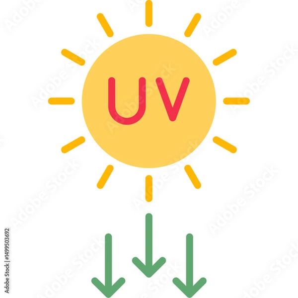 Obraz Uv Icon