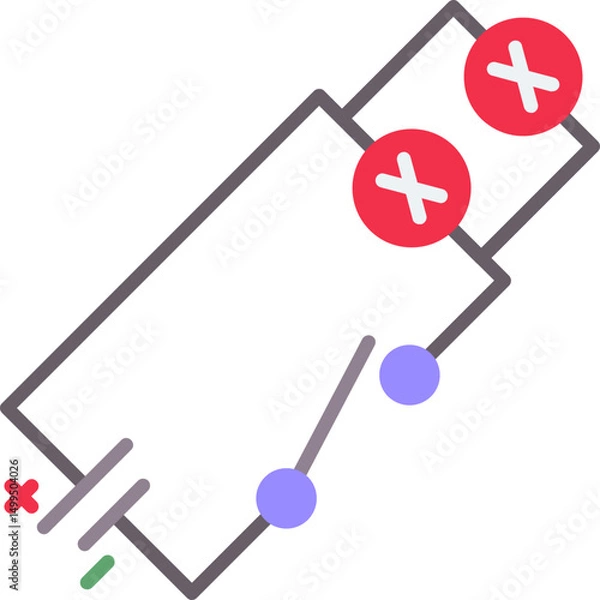 Obraz Open Circuit Icon