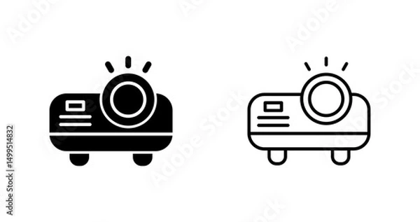 Fototapeta Projector Vector Icon