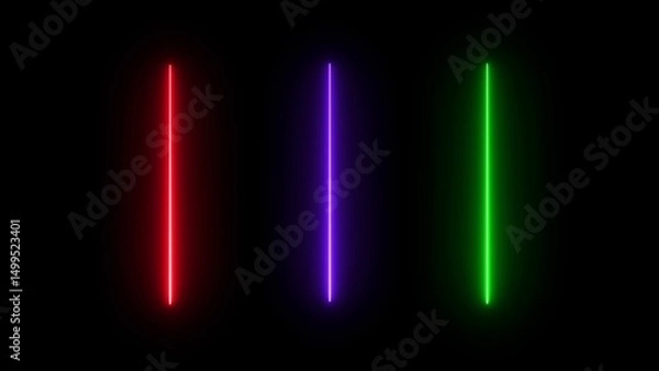 Obraz glowing neon lights