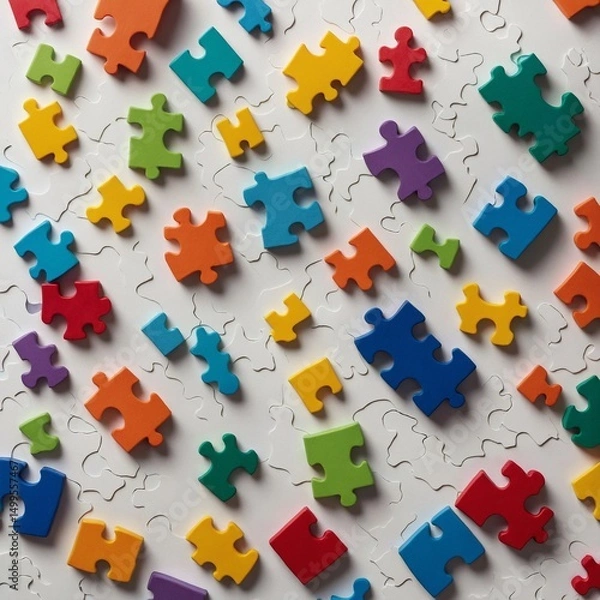 Obraz jigsaw puzzle with missing piece
