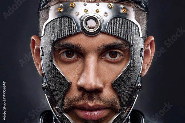 Fototapeta yberpunk Interface