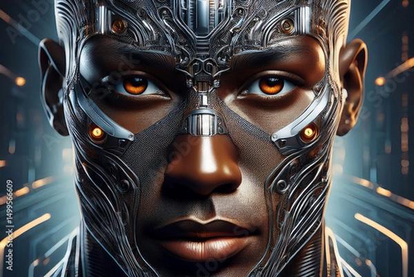 Fototapeta Cybernetic Integration