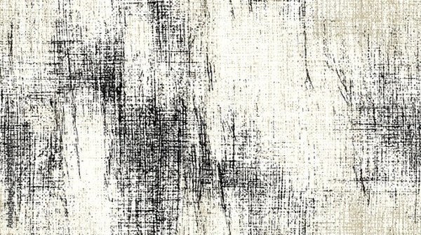 Fototapeta Seamless soft greige linen weave texture in neutral tones, flat fabric design with subtle natural fibers, printable digital background perfect for paper crafts and minimalist surface decoration