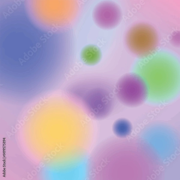 Obraz abstract background with colorful circles