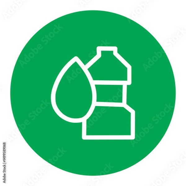 Obraz Nutrion and Diet logo green