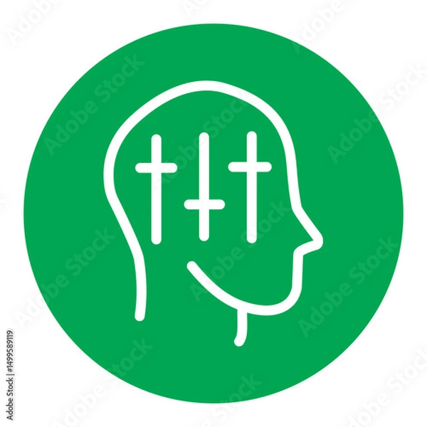 Obraz Nutrion and Diet logo green
