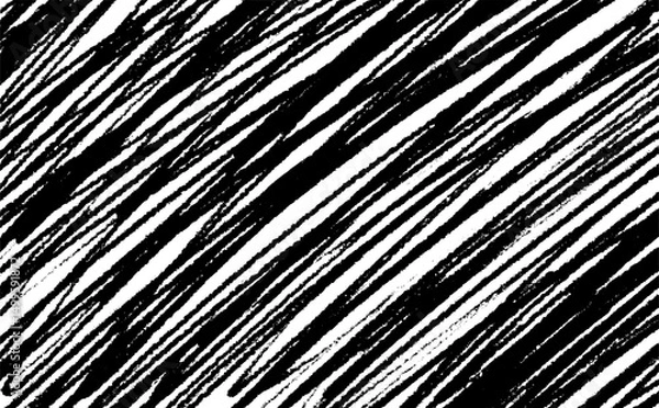 Obraz Pastel pencil texture vector background. Abstract hand drawn doodle sketch lines backdrop. Stroke scribble freehand drawing overlay