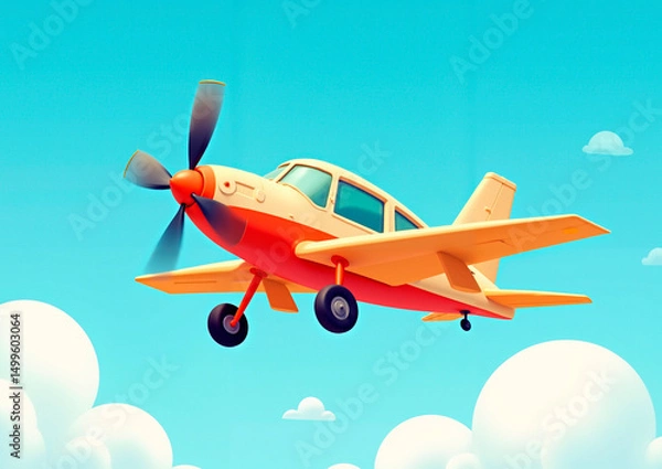 Obraz Airplane in sky