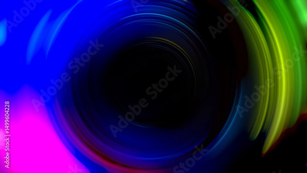 Fototapeta EyeCatching and Vivid Swirling Colors Abstract Background with copy space.