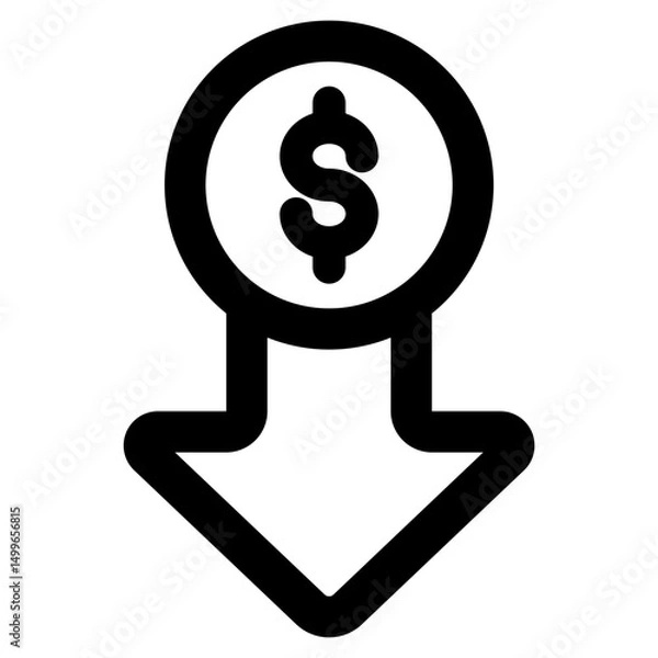 Obraz low price icon