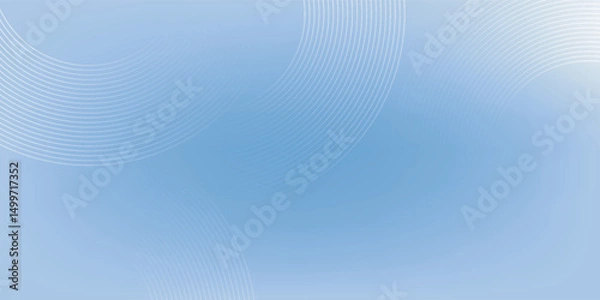 Fototapeta Abstract blue modern background with circle elements. Digital technology concept. vector illustration