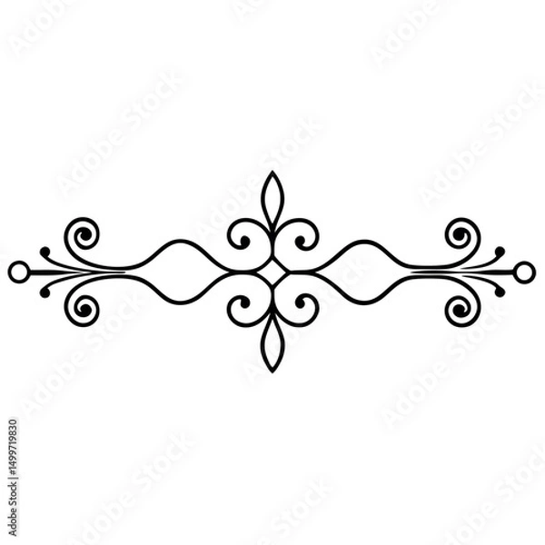Obraz       Ornamental page decoration vector illustration.
