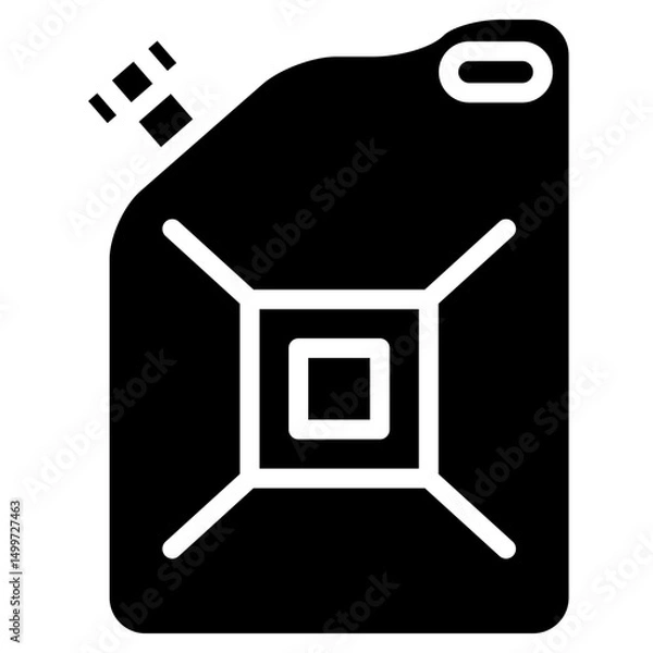 Obraz Jerrycan vector icon