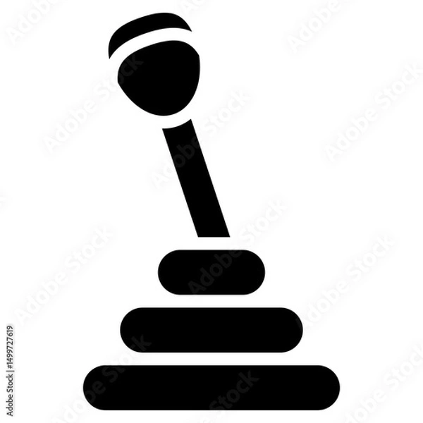 Obraz gear shift vector icon