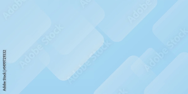 Fototapeta Abstract blue background with transparent squares, rhombuses, Wallpaper, simple background for covers, web pages and conferences,