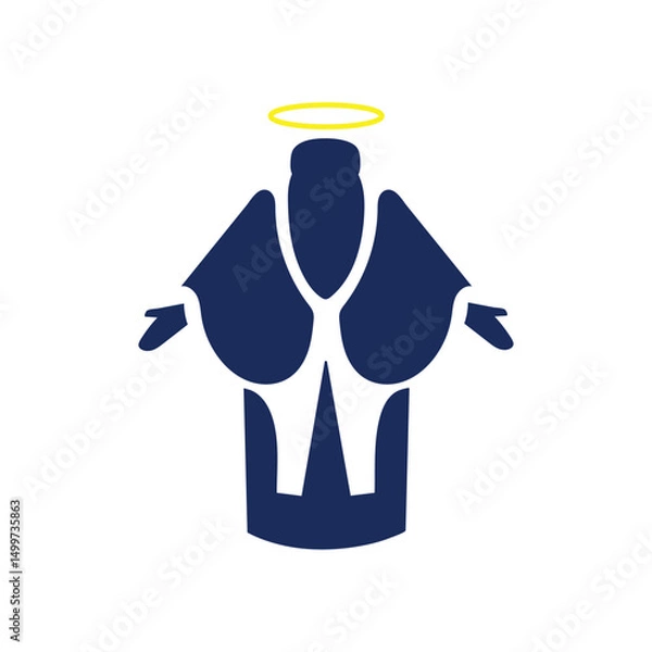 Fototapeta SAINT AURA Logo Design Vector illustration. 