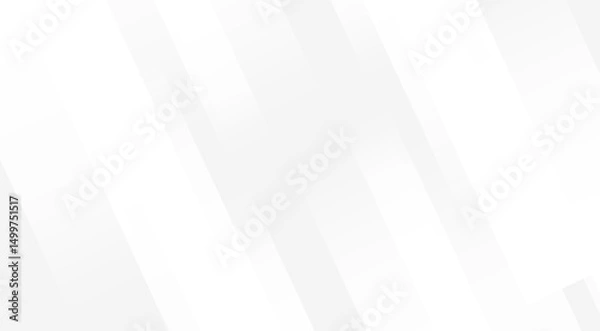 Fototapeta White minimalist abstract background diagonal lines minimal gray light
