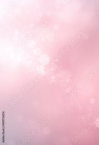 Fototapeta Delicate pink background with soft light effects.