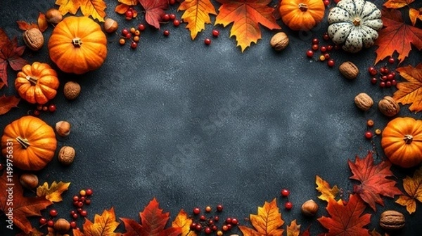 Fototapeta Autumnal Harvest Display