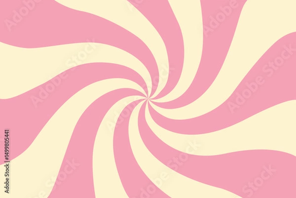Fototapeta Abstract pink floral swirl pattern design element with colorful lines and spring flower decoration for a vibrant backdrop