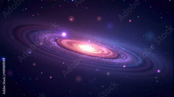 Fototapeta space background with stars