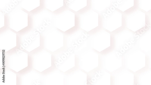 Fototapeta Mosaic background. Simple hexagon grid. Hexagonal cells. Seamless vector illustration.
