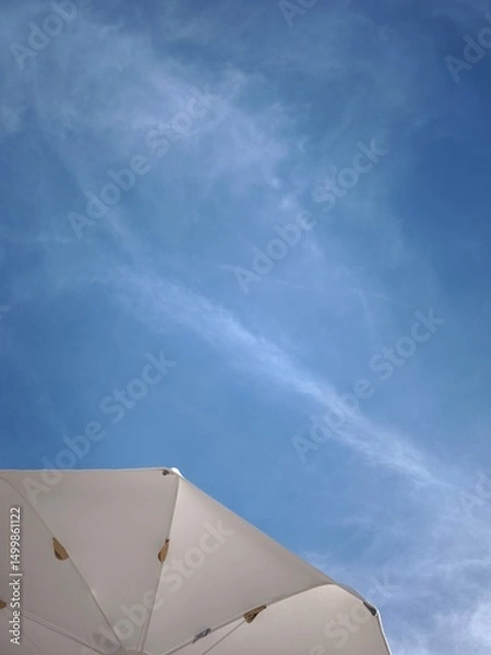 Obraz clouds in the sky, sunbeam